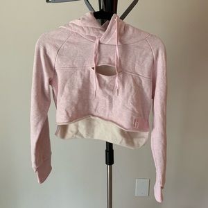 Gymshark Cropped Pink Hoodie